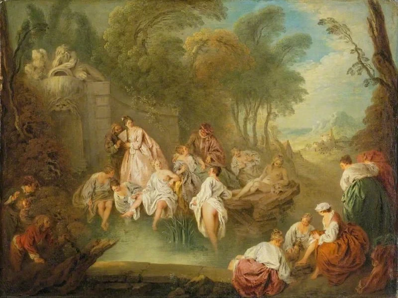 1695-Jean-Baptiste Joseph Pater - Festa di balneazione - The Wallace Collection, Londra